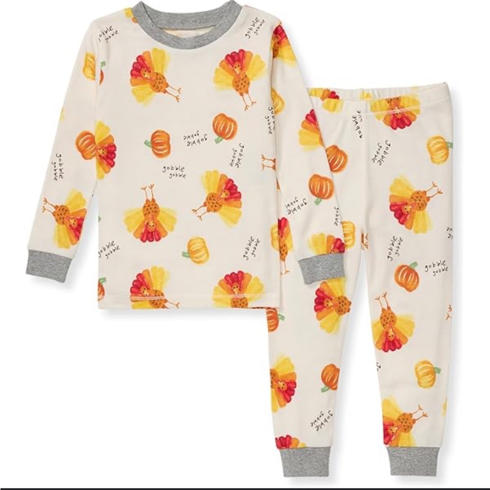 Burt's Bees Baby Turkey Pajama Set